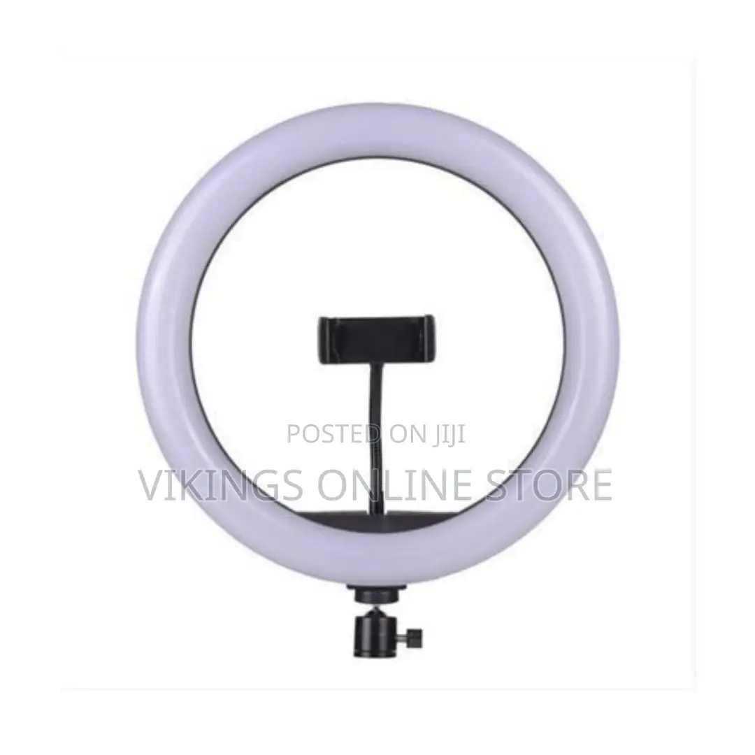 10 Inch Ring Light With No Tripod Stand - White