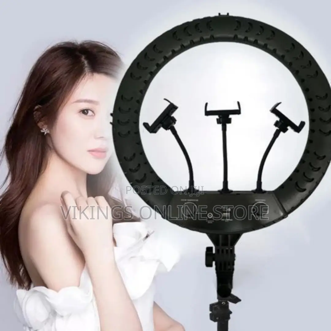 18 Inch Strong 3 Colors Ring Light for Tiktok, Youtube, Live