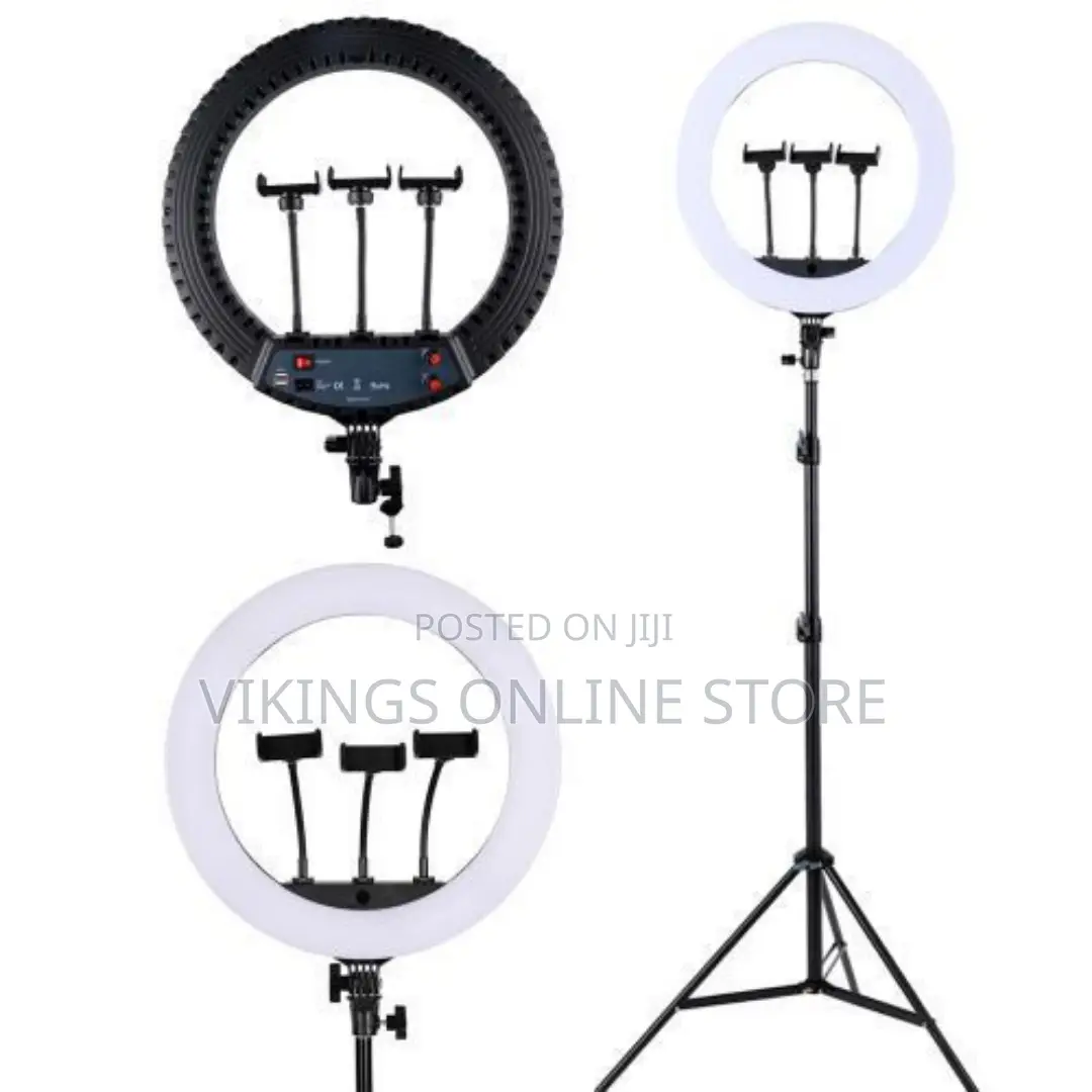 18 Inch Strong 3 Colors Ring Light for Tiktok, Youtube, Live