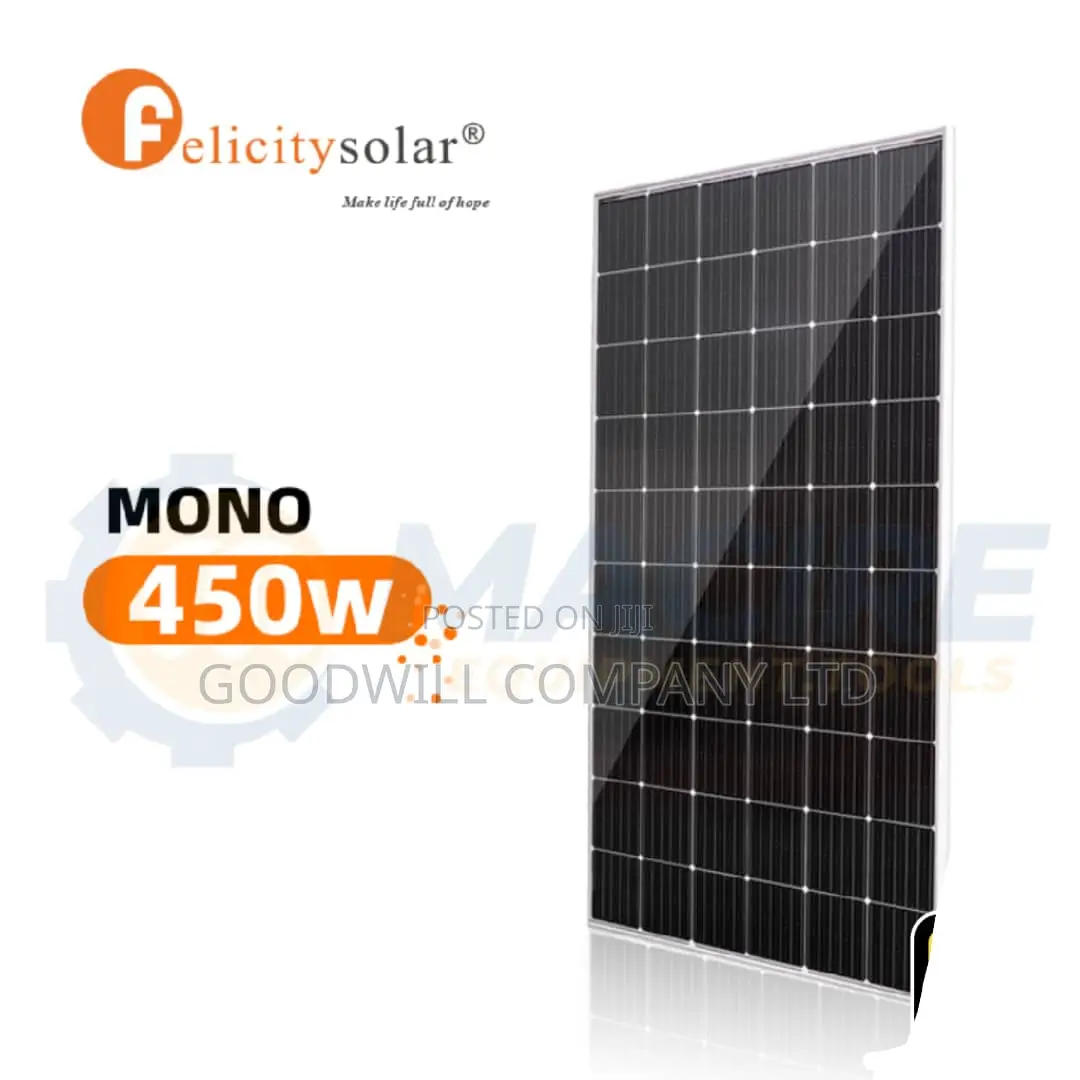 450w Felicity Mono Solar Panel Platinum
