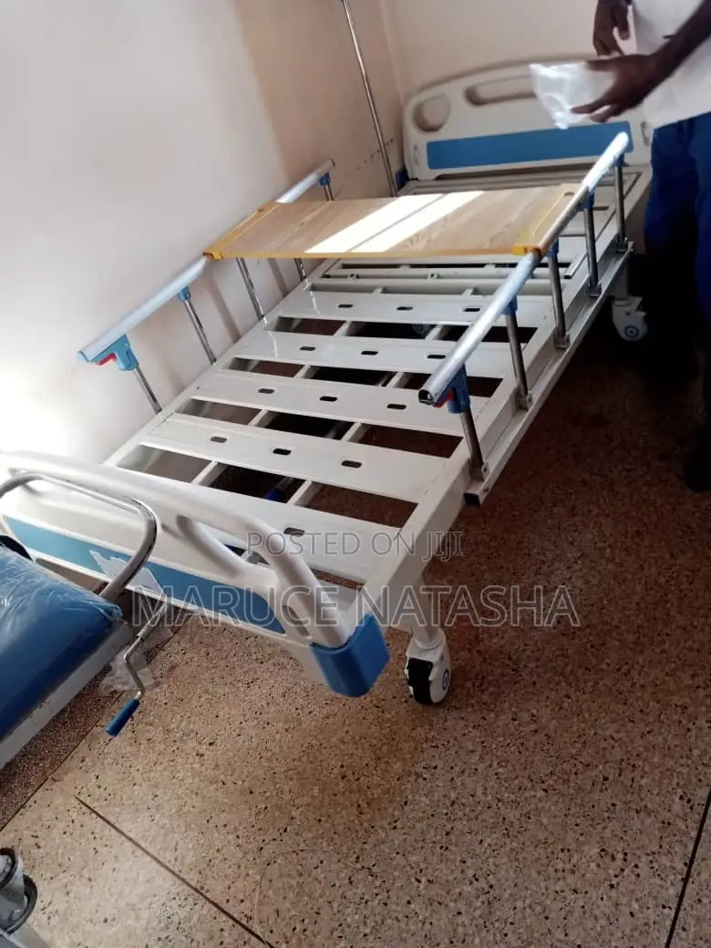 Hospital Admission Bed With a High Density Mattress