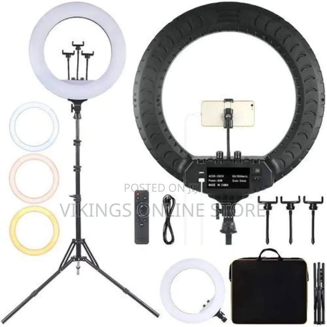 21 - 22 Inch Ring Light With Stand, for Tik Tok, Youtube,