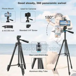 Portable Telescopic Smartphone Tripod With Phone Holder