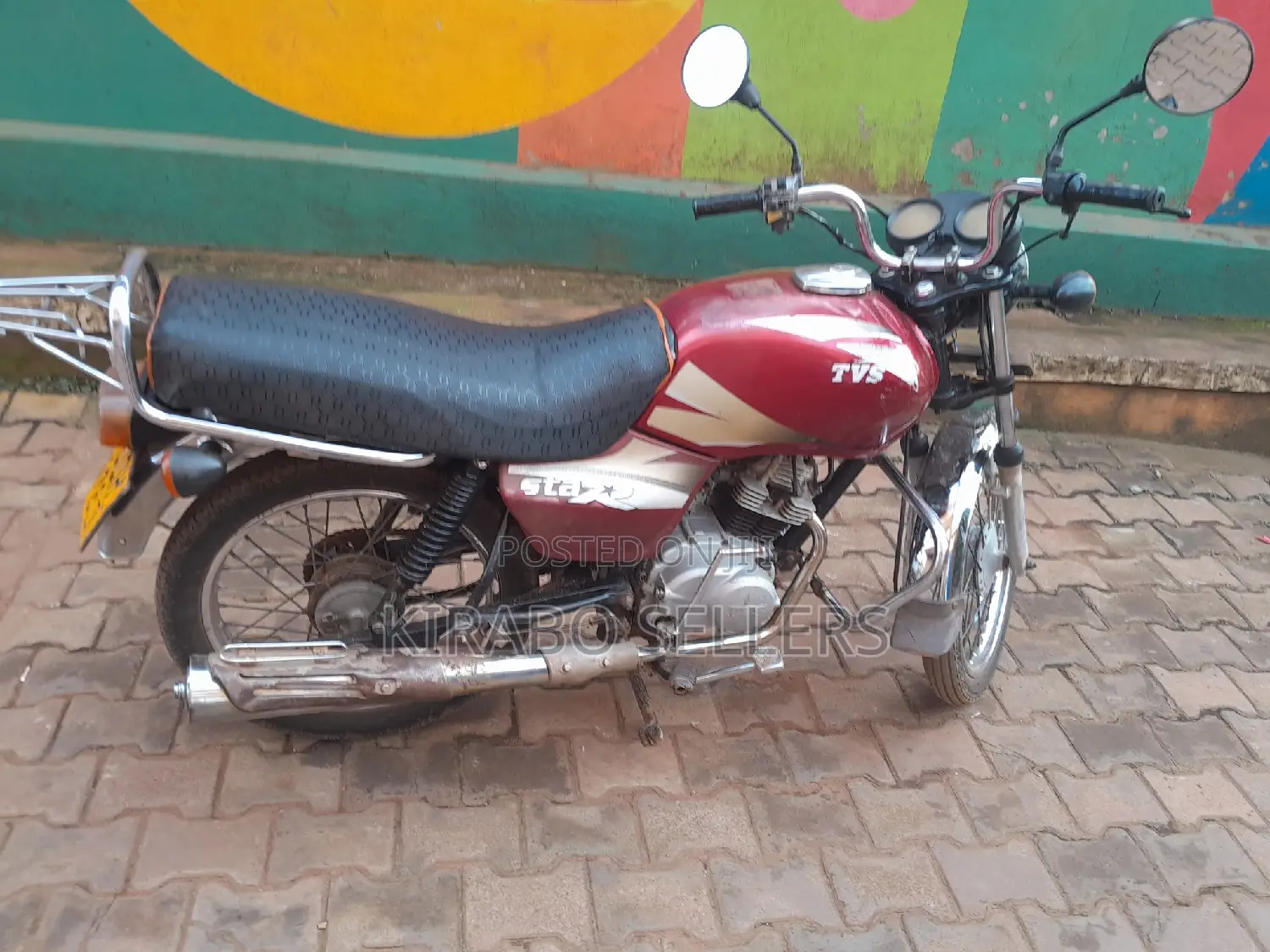 TVS XL 100 2021 Red
