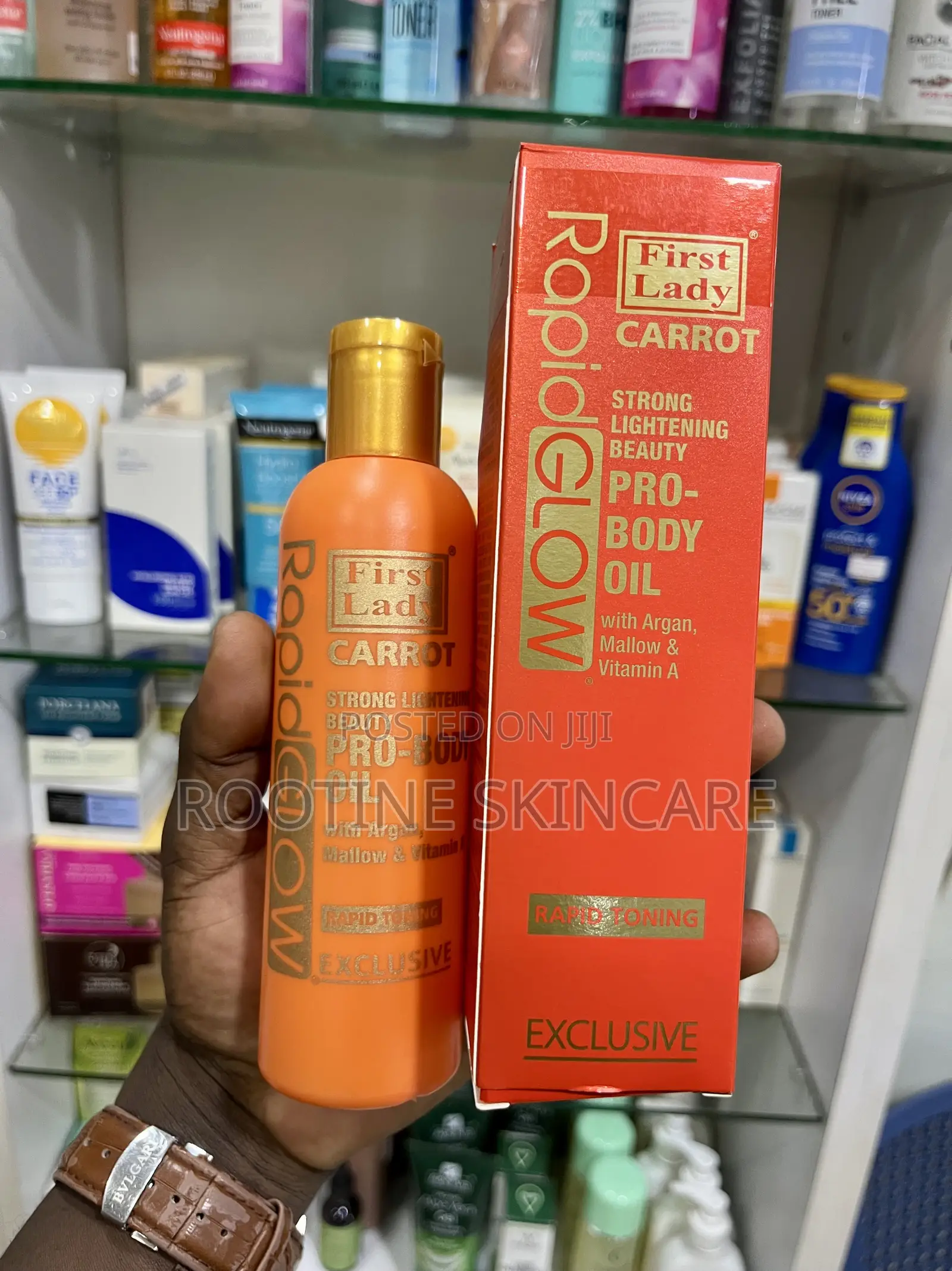 First Lady Carrot Strong Lightening Pro Body Oil