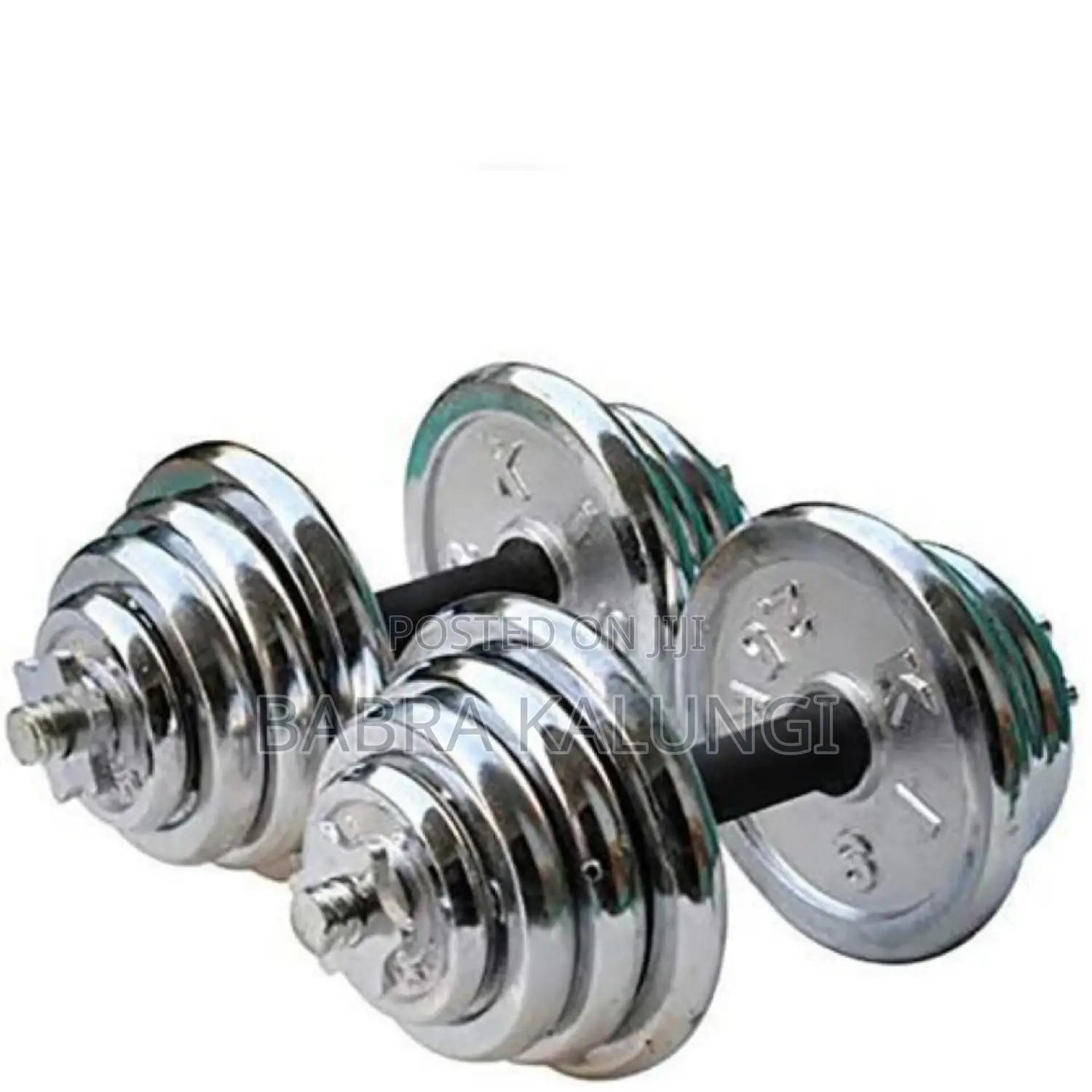 30kg Adjustable Chrome Dumbbell Set