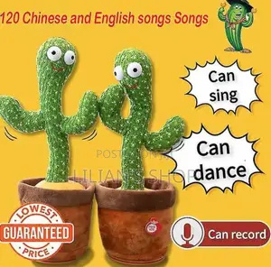 Educational Toy Style Electronic Dance Cactus Toy for Kids