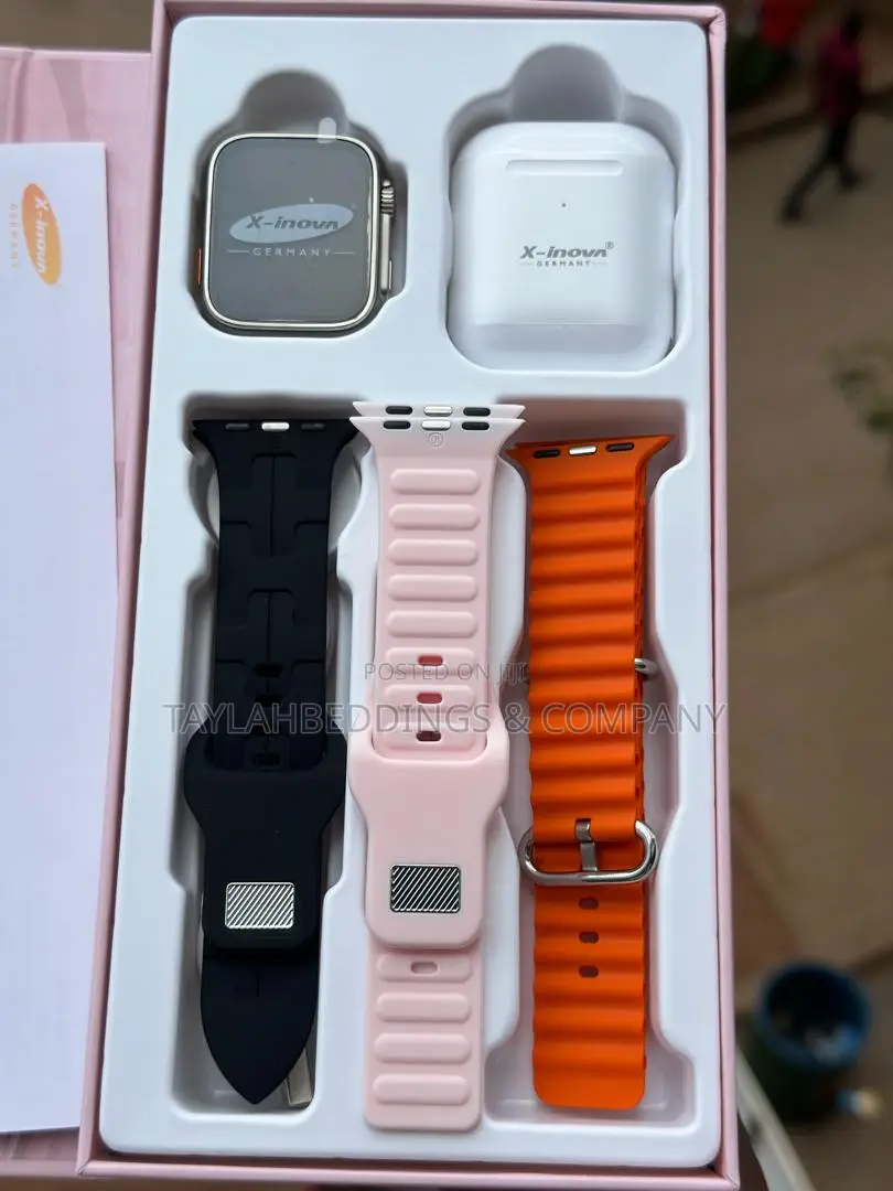 Ultra Smart Watch AND Airpods Pro 2 With Silicone Pouch