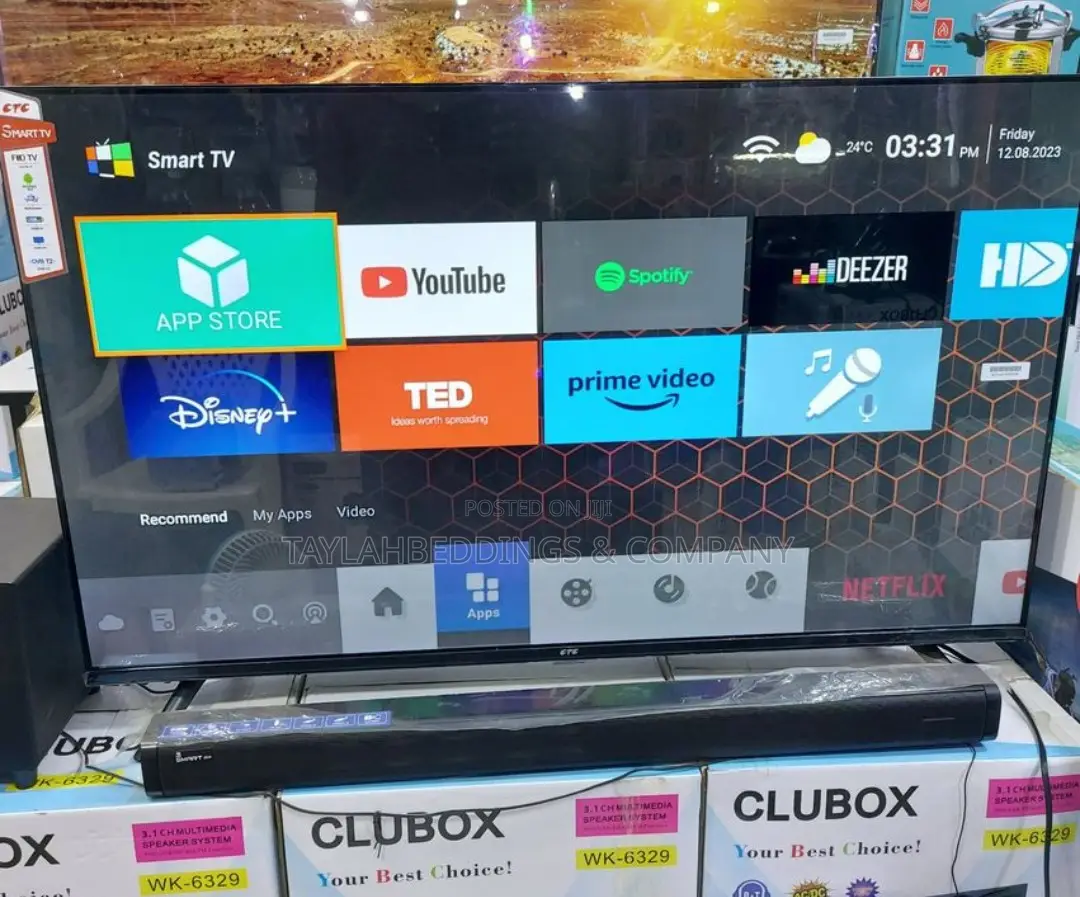 Smart X Super Flameless 43 Inch Smart TV
