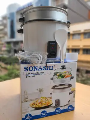 Sonashi White Rice Cooker 2.8ltrs