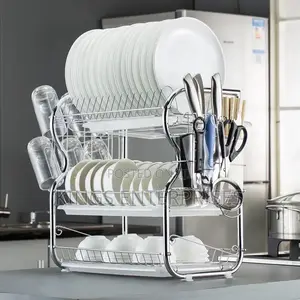 3 Layer Draining Disk Rack