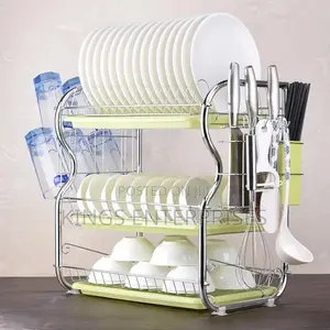 3 Layer Draining Disk Rack