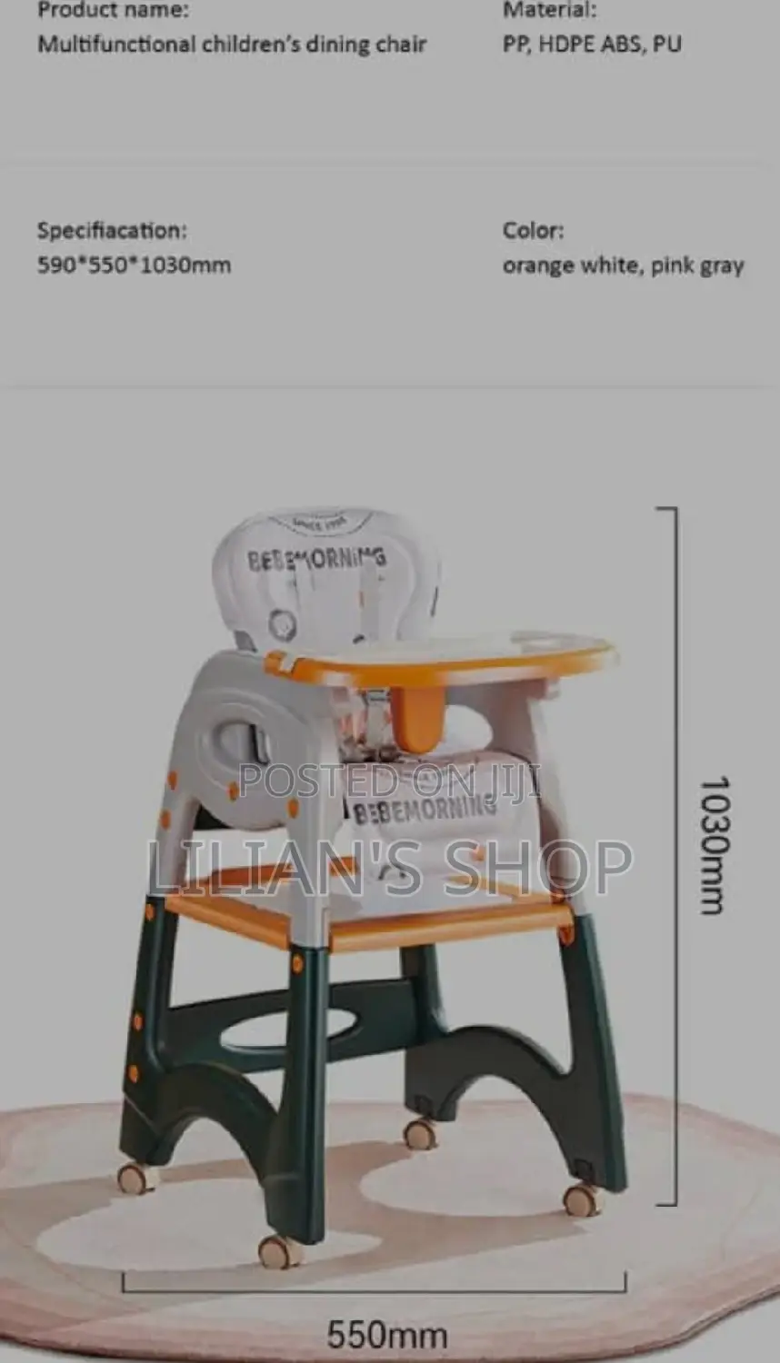 Multifunction Home Safety Baby Dining Chair