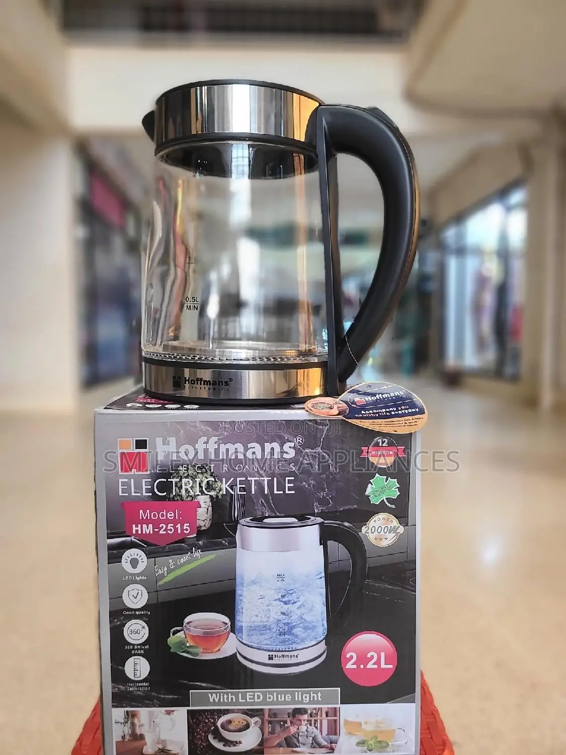 Hoffmans Glass Electric Percolator