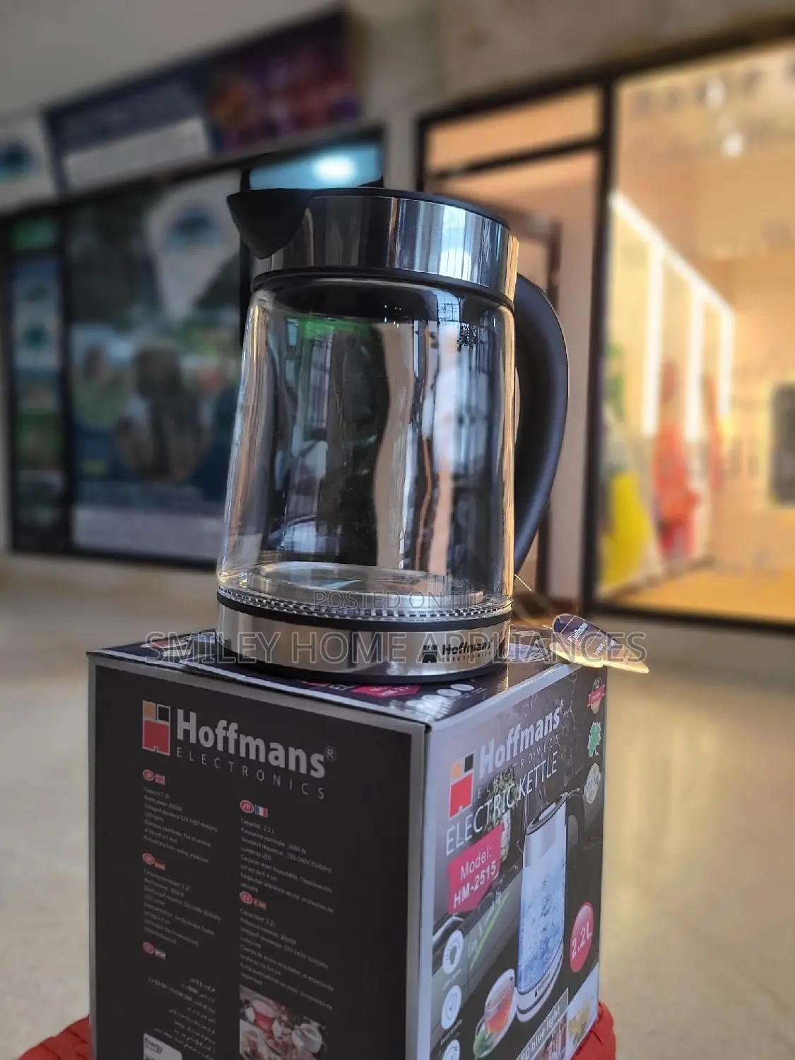 Hoffmans Glass Water Kettle