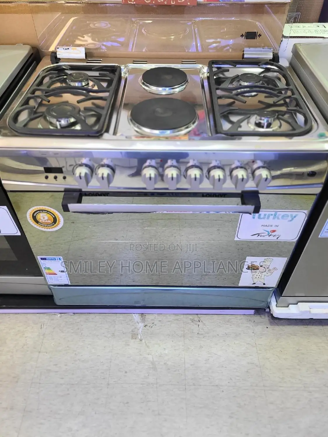 90cm by 60cm (2+4) Superchef Gas Cooker