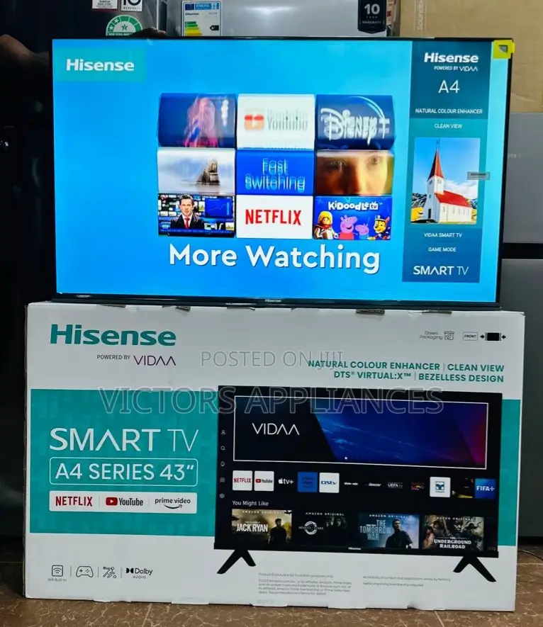 New Model Hisense 43inch Smart Tv