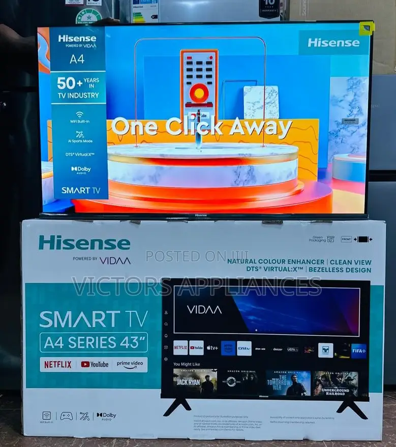 New Model Hisense 43inch Smart Tv