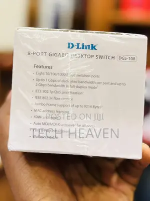 D-Link 8 Port Gigabit Desktop Switch - DGS-108
