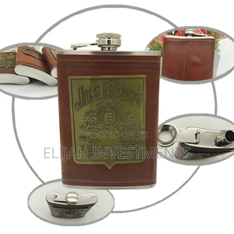 Portable Whisky Hip Flask Bottle