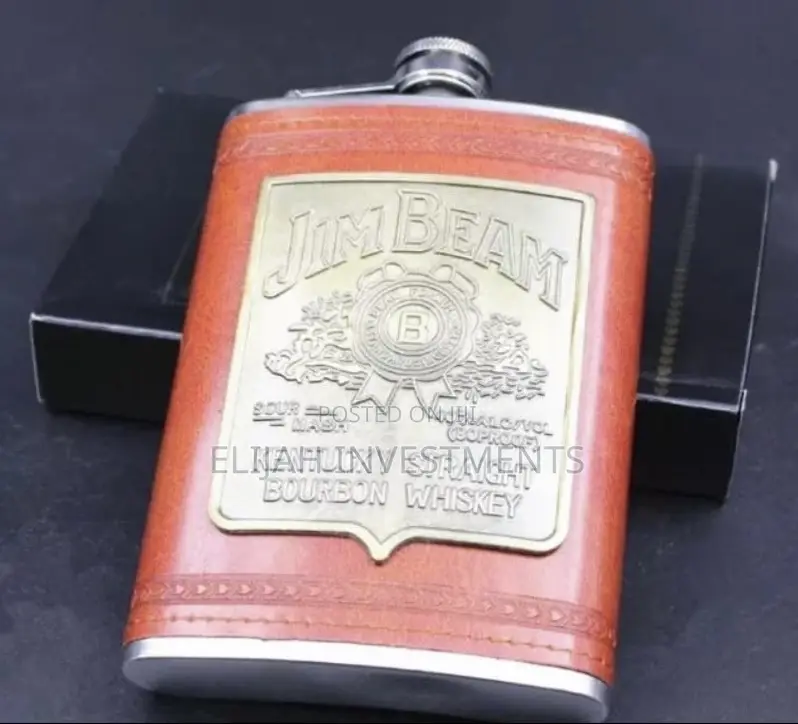 Portable Whisky Hip Flask Bottle