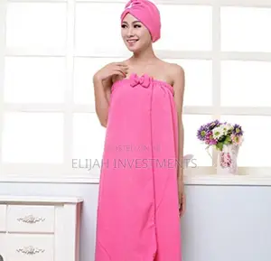 2pcs Comfy Absorbent Microfiber Spa/Bath Body Wrap