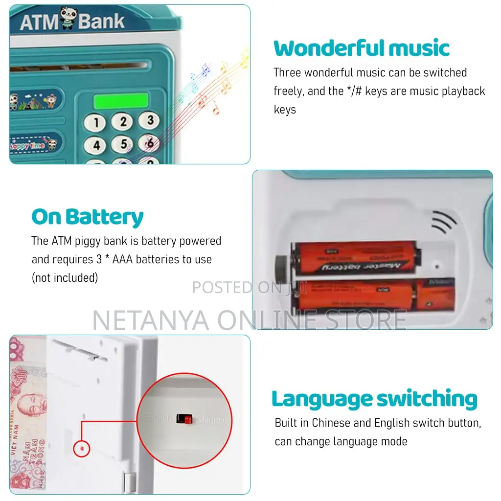 Electronic ATM Kids Piggy Bank