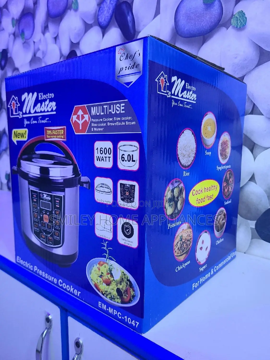 6.0ltrs Electro Masters Multi Function Pressure Cooker