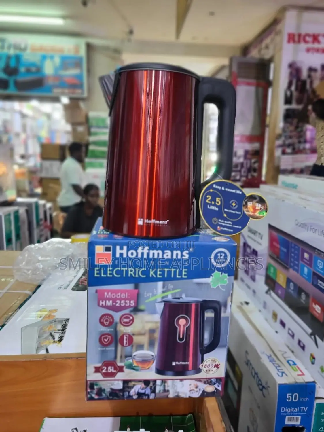 Hoffmans 2.5ltrs Water Electric Kettle