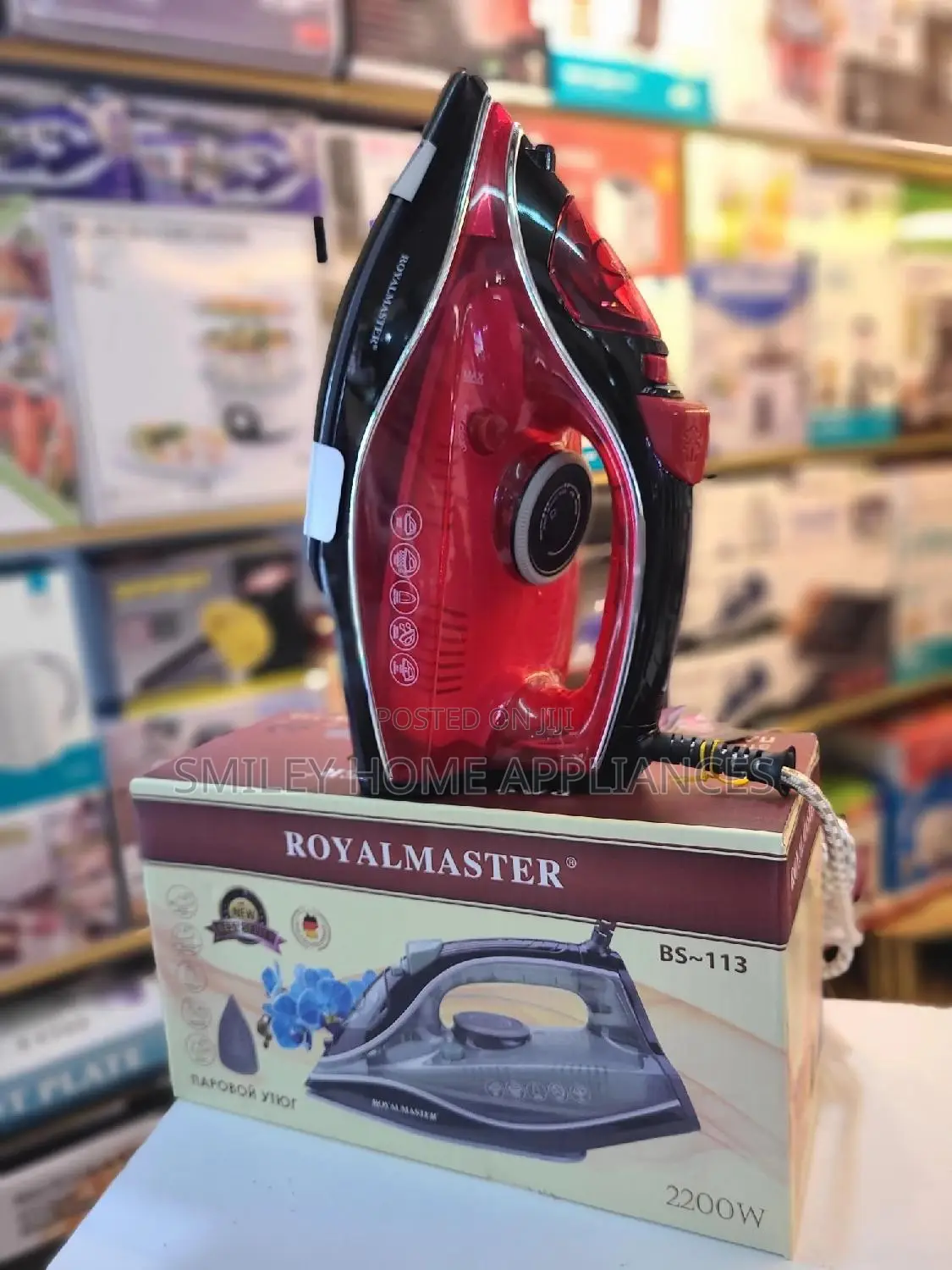 Royal Masters Steam Iron Box