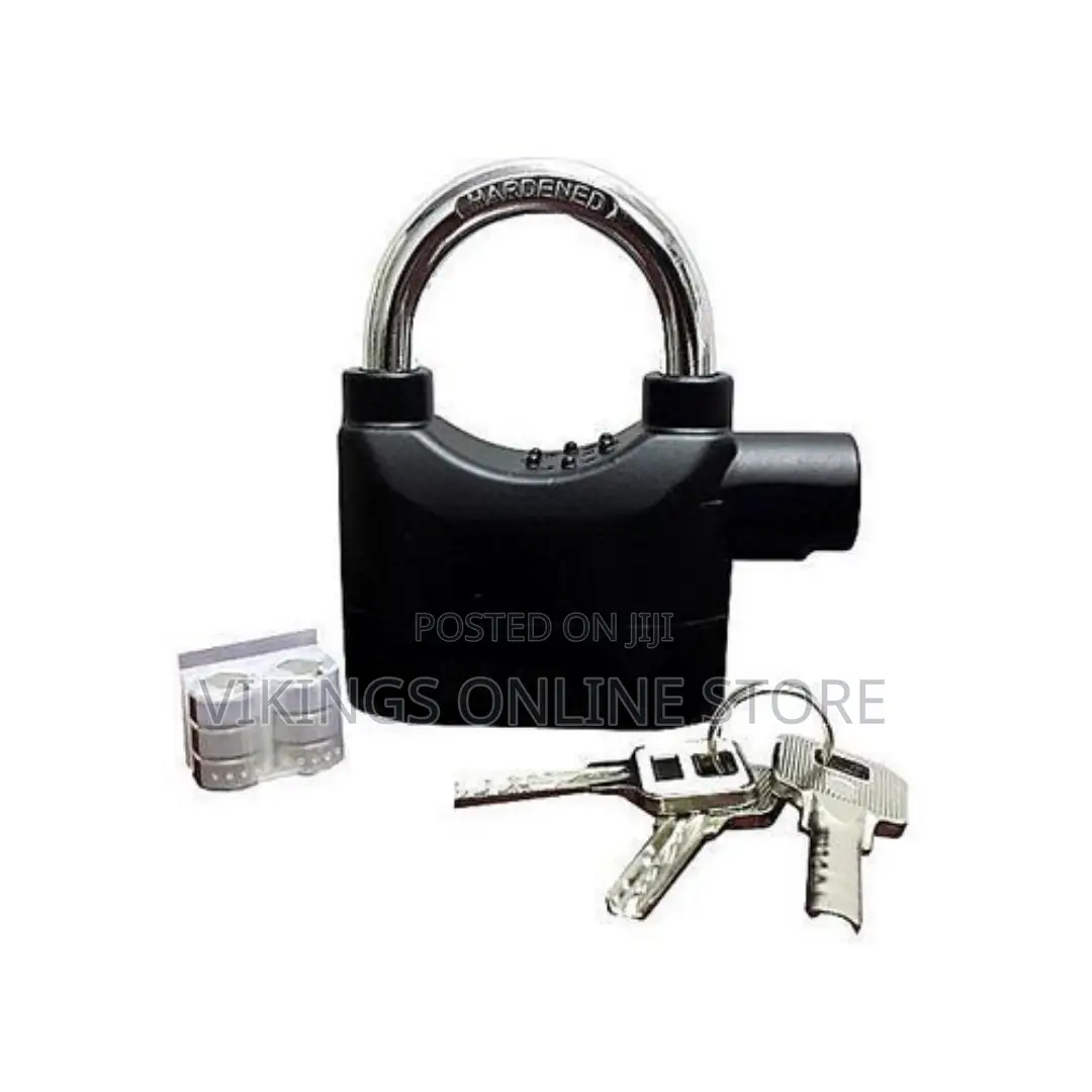 Original Accessories Siren Alarm Padlock -Zinc Alloy - Black