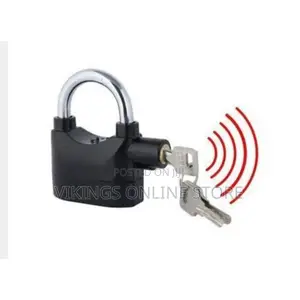 Alarm Security Padlock - Black