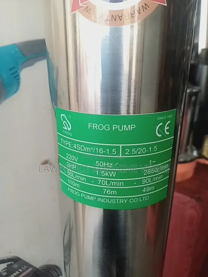 Submersible Water Pump Frog 110m