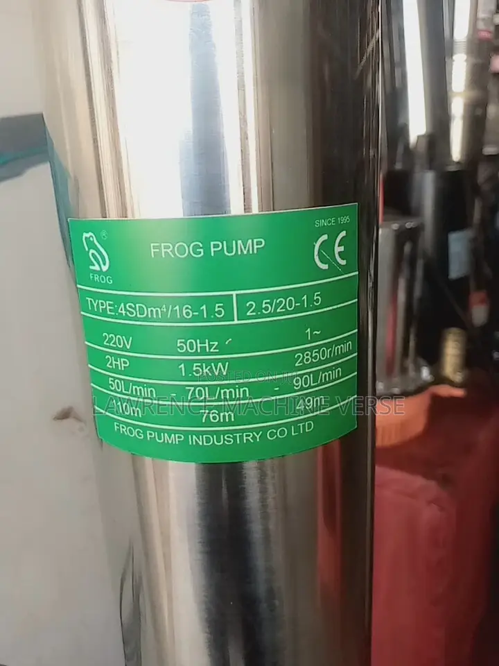 Submersible Water Pump Frog 110m