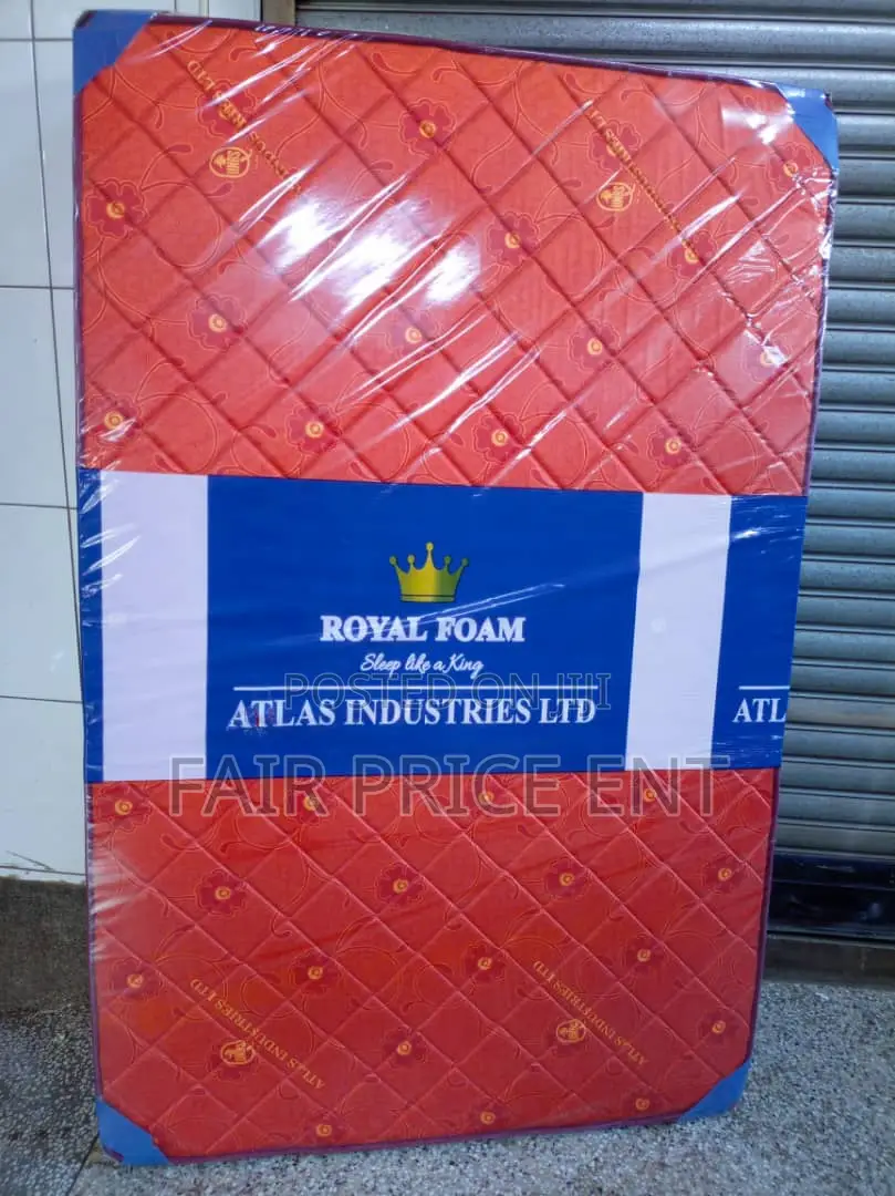 Royal Foam Mattress High Density. 4*6*6inches.( Red)