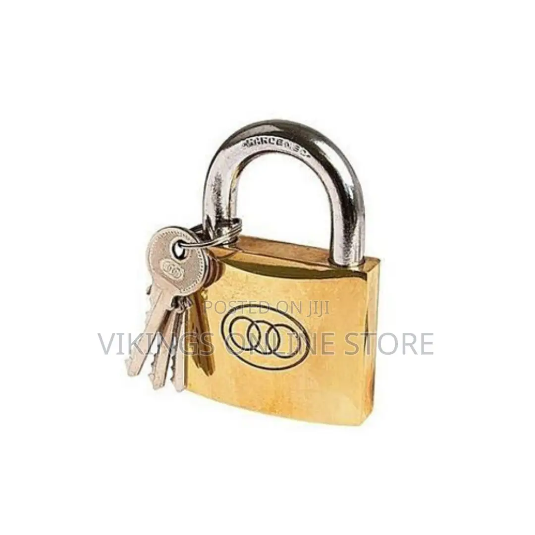 Genuine Tri-Circle Padlock 266 Gold