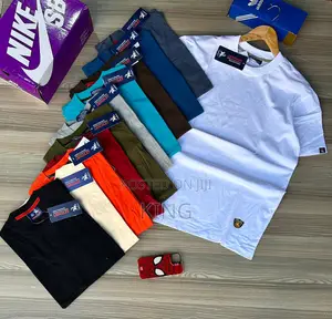 T-Shirts Round Neck Plain Colour