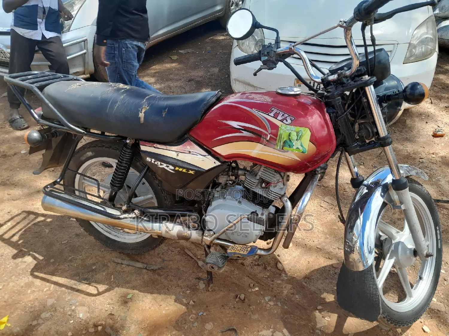 TVS XL 100 2014 Red