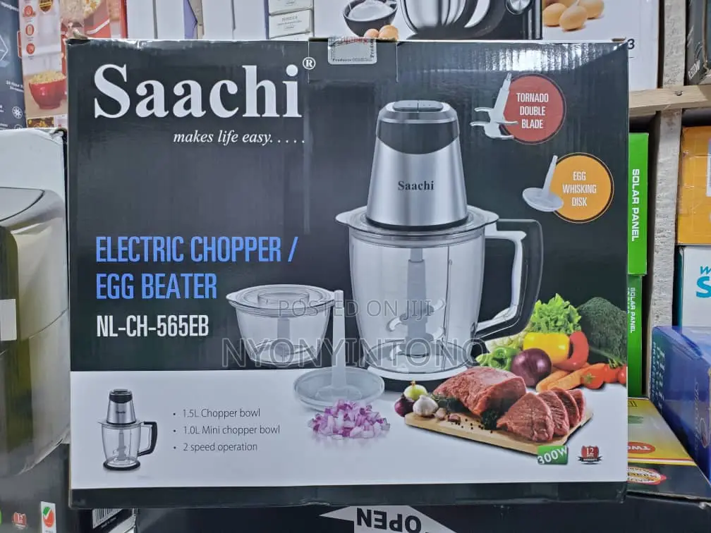 Saachi Electric Chopper and Egg Beater.