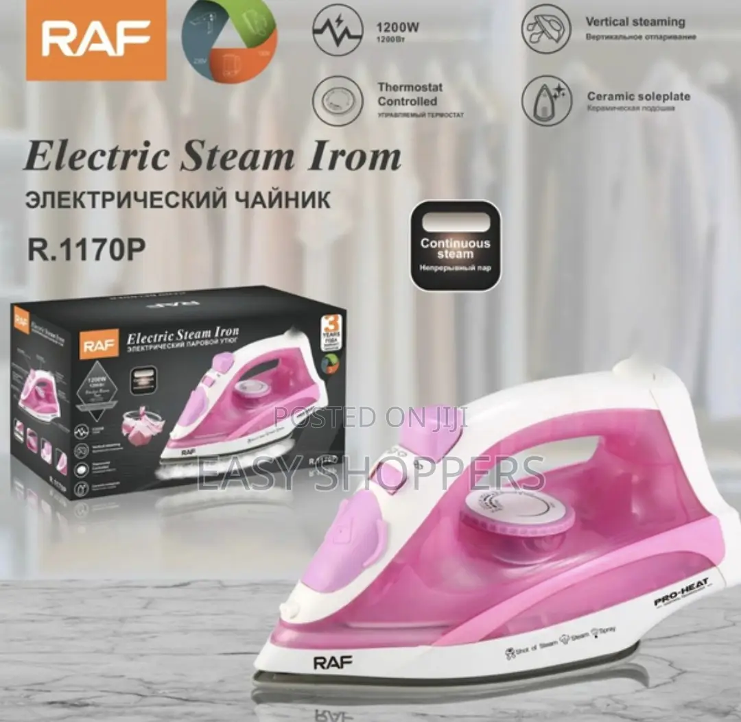 RAF Electric Steam Iron 1200W