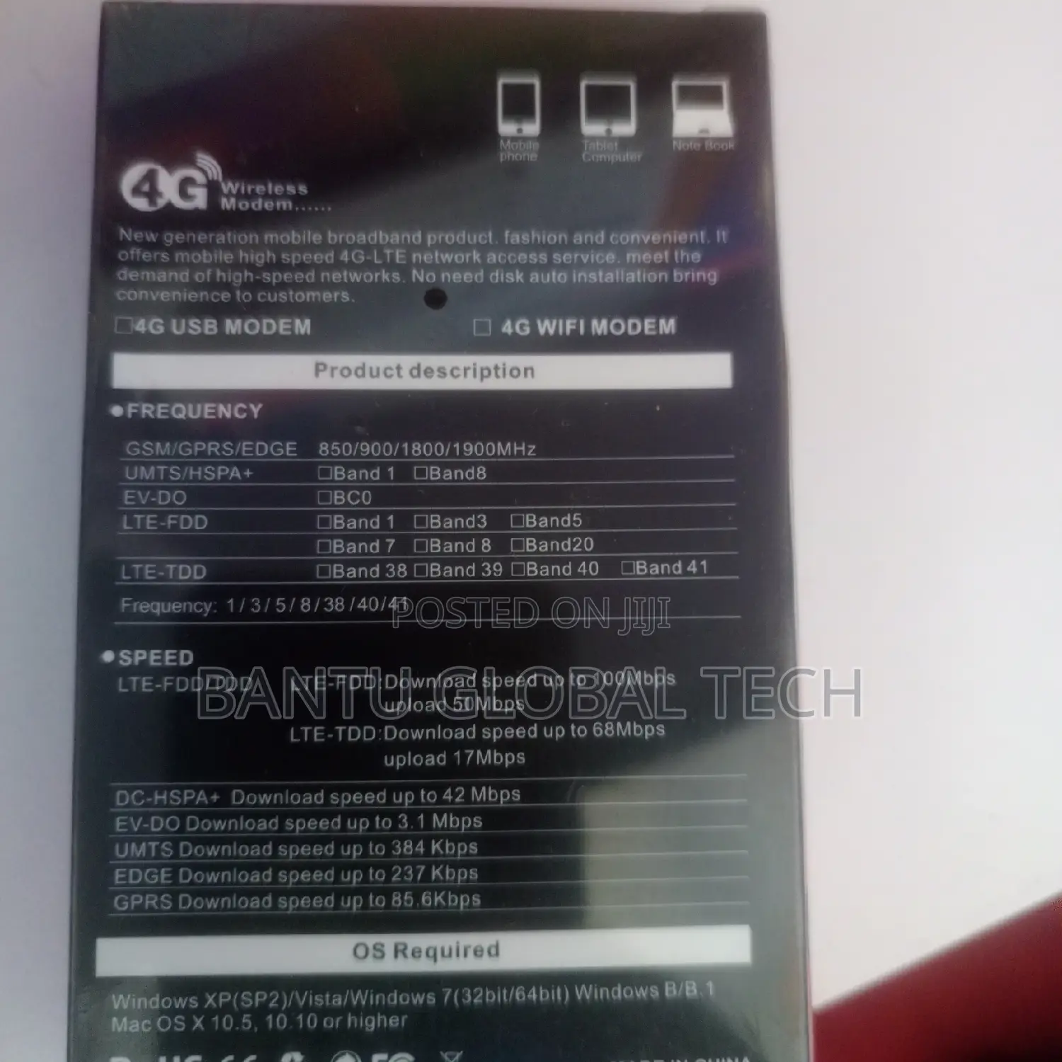 BVOT 4G LTE Sim Card Unlocked Wi-Fi Modem