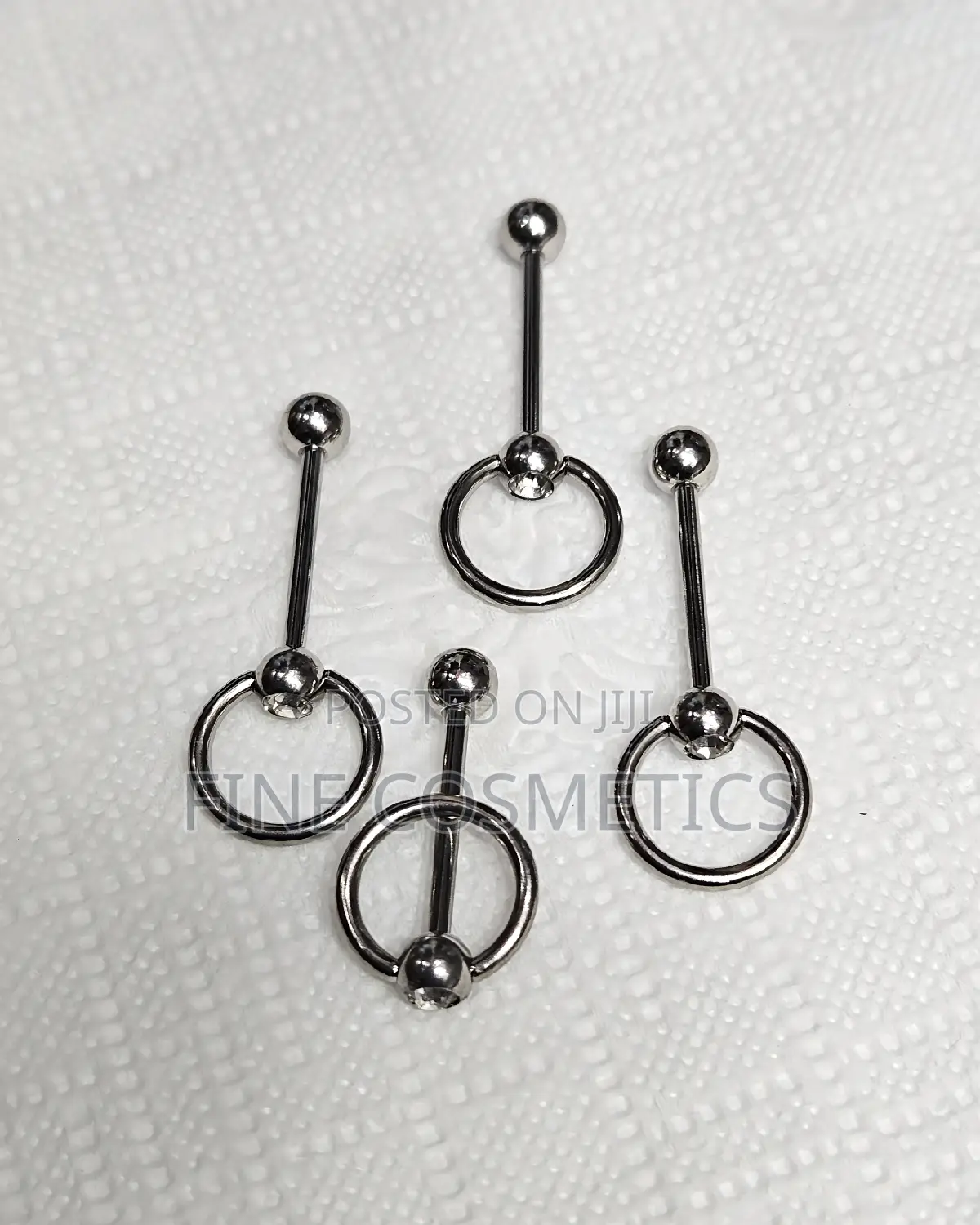 Steel Tongue Barbell Ball Ring Slave Tongue Piercing Jewelry