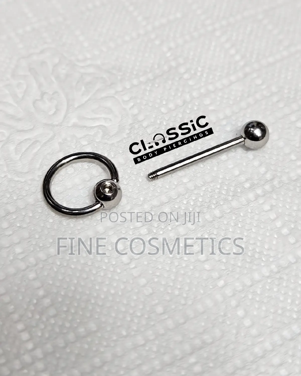 Steel Tongue Barbell Ball Ring Slave Tongue Piercing Jewelry