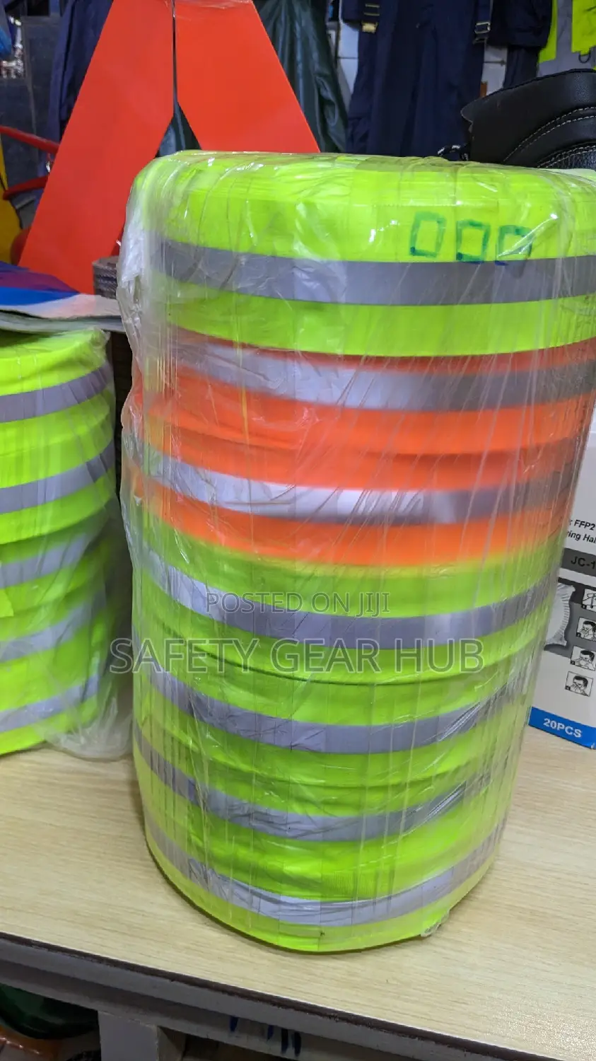 Reflector Strips(Green And Orange)(100m Roll)