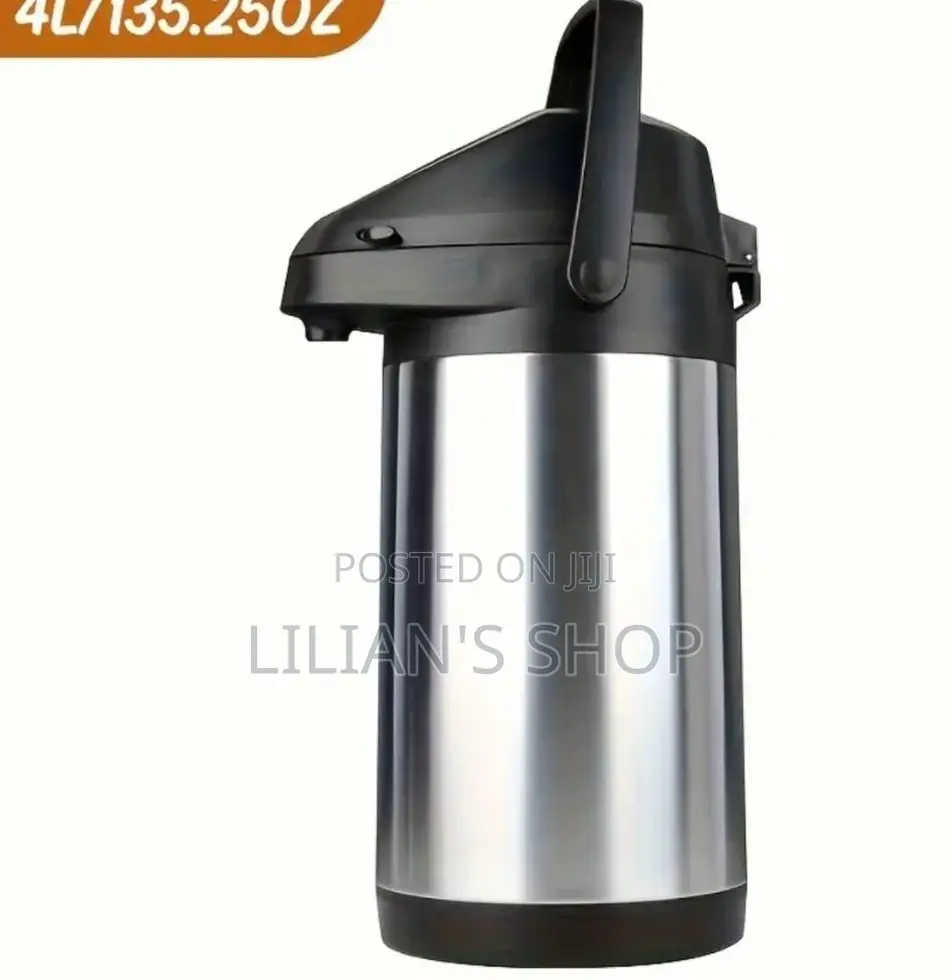 Stainless Steel Coffee or Tea 4litres Airport Vaccum Flask