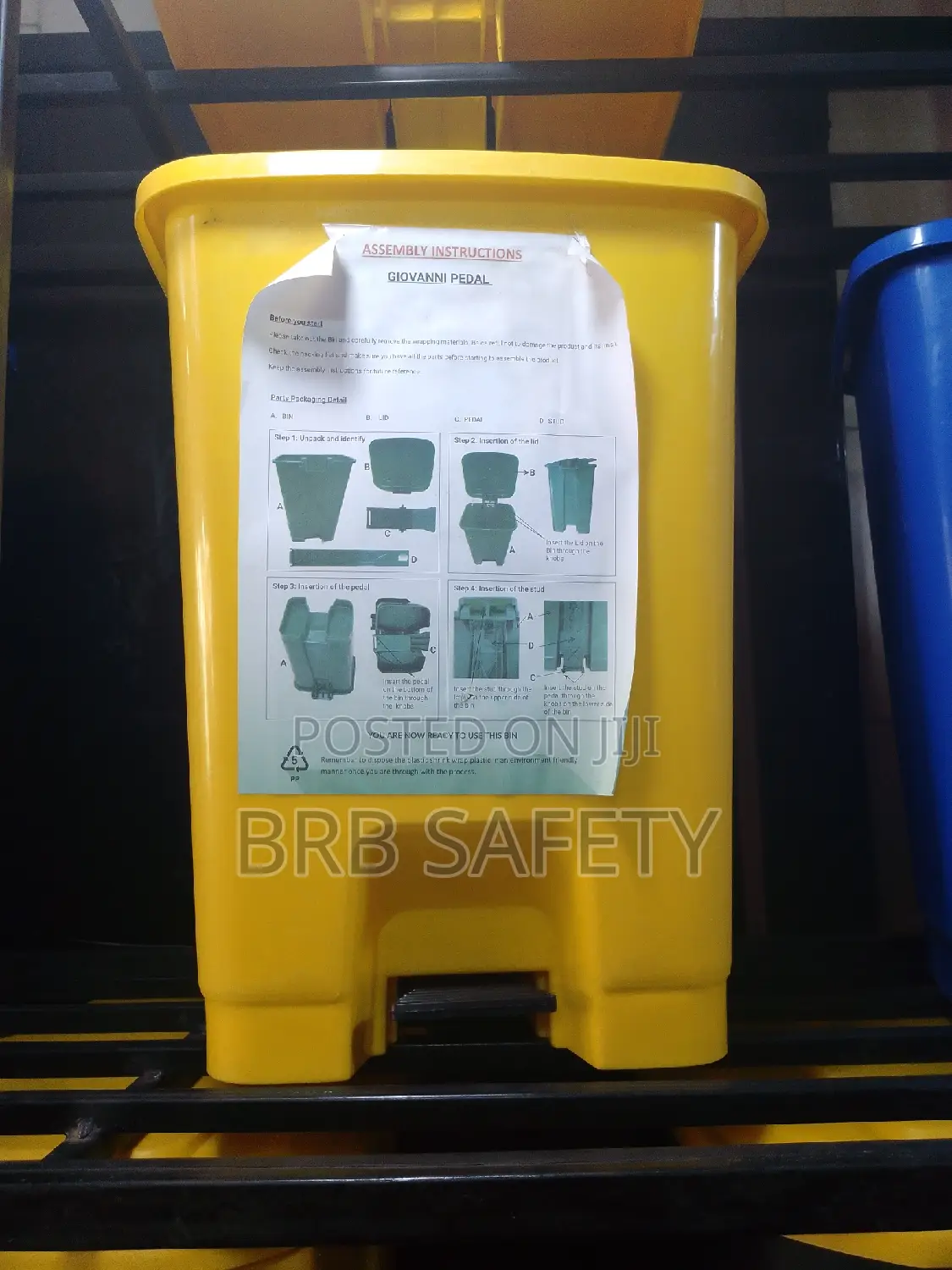 Dustbin With Step On.