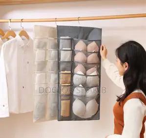 New Bra Hanging Bag Cloth Dual Sided Wall Shelf
