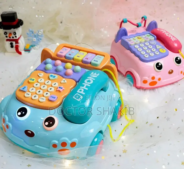 New Design Children's Simulation Baby Phone and Piano Car