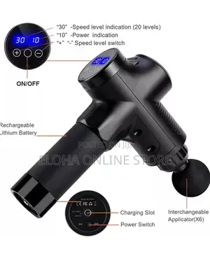 Rechargeable massage Gun with Portable Bag for Fitness