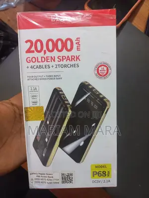 Power Bank 20,000mah/Excellent Golden Spark